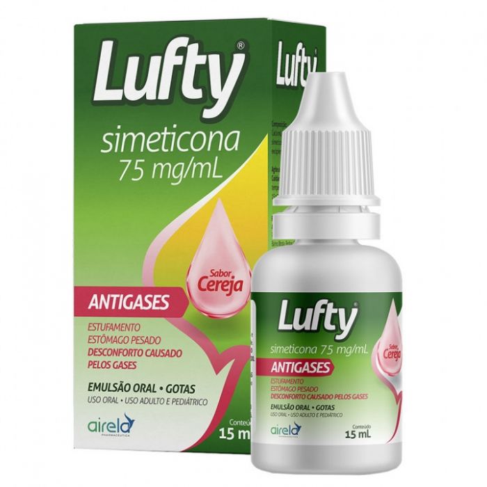 Imagem do produto LUFTY SIMETICONA 75MG/ML GOTAS 15ML