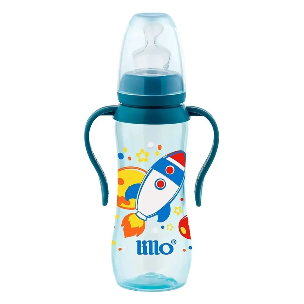 Imagem do produto MAMADEIRA LILLO DESIGN ORTODONTICO TAMANHO 2 240ML AZUL