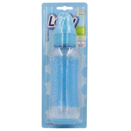 Imagem do produto MAMADEIRA LOLLY TRICOLOR 250ML SILICONE AZUL