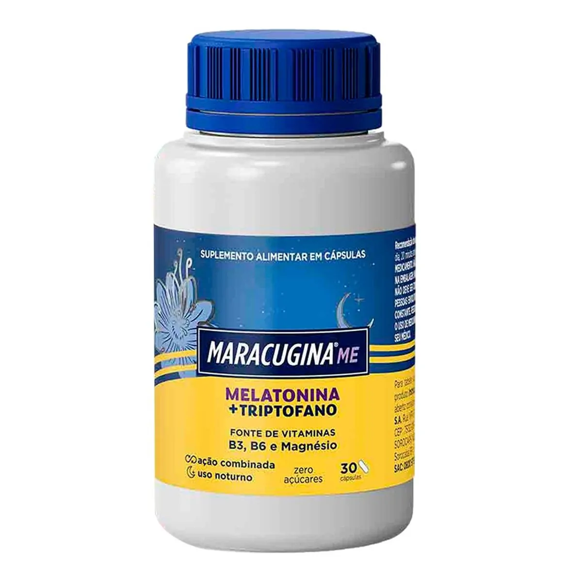 MARACUGINA ME MELATONINA + TRIPTOFANO COM 30 CAPSULAS