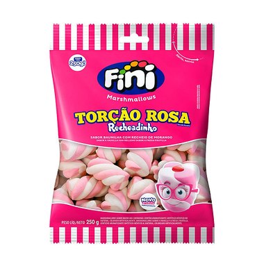 Imagem do produto MARSHMALLOW FINI TORCAO RECHEADO ROSA 250G
