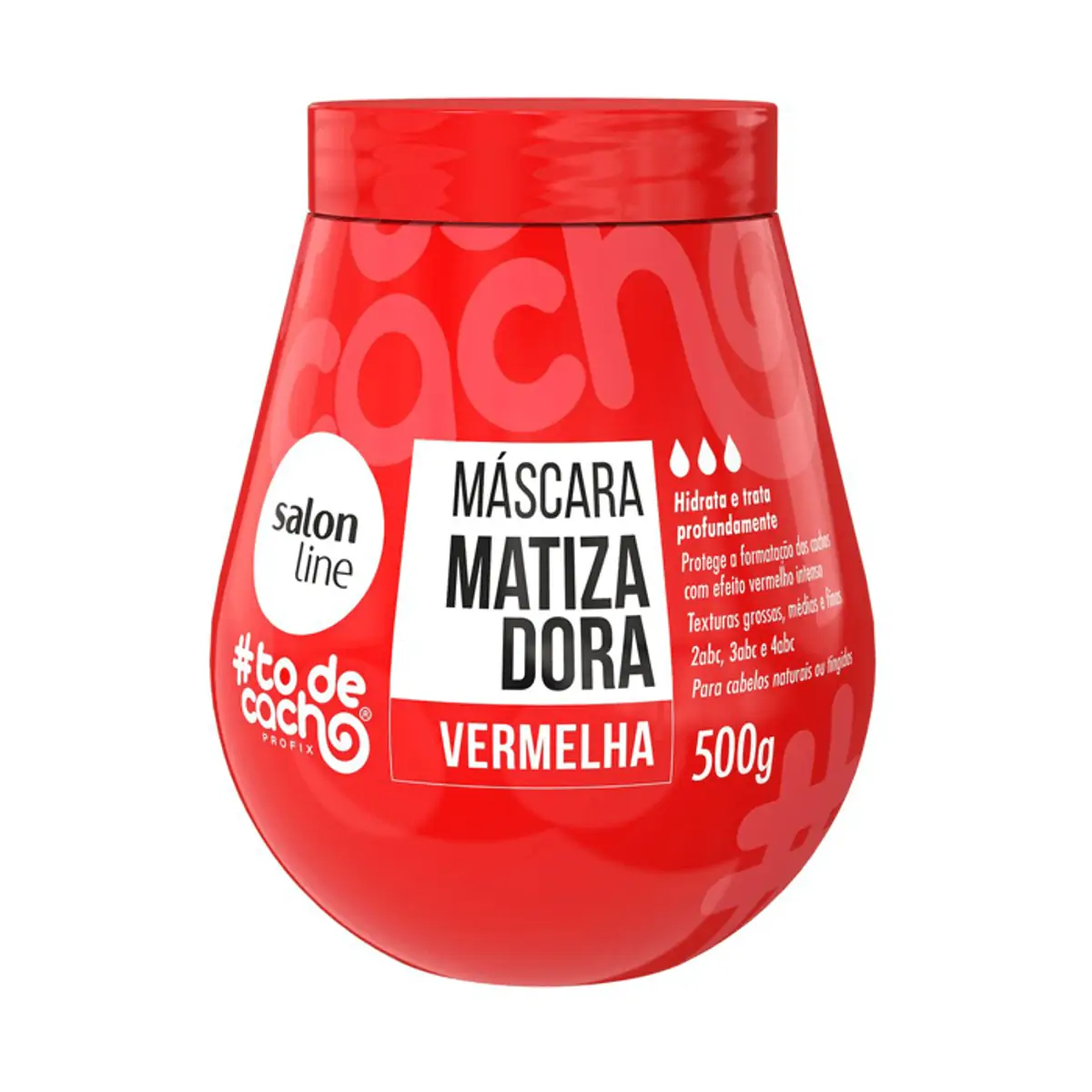 Thumbnail de MASCARA DE HIDRATACAO CAPILAR SALON LINE MATIZADORA VERMELHA 500G