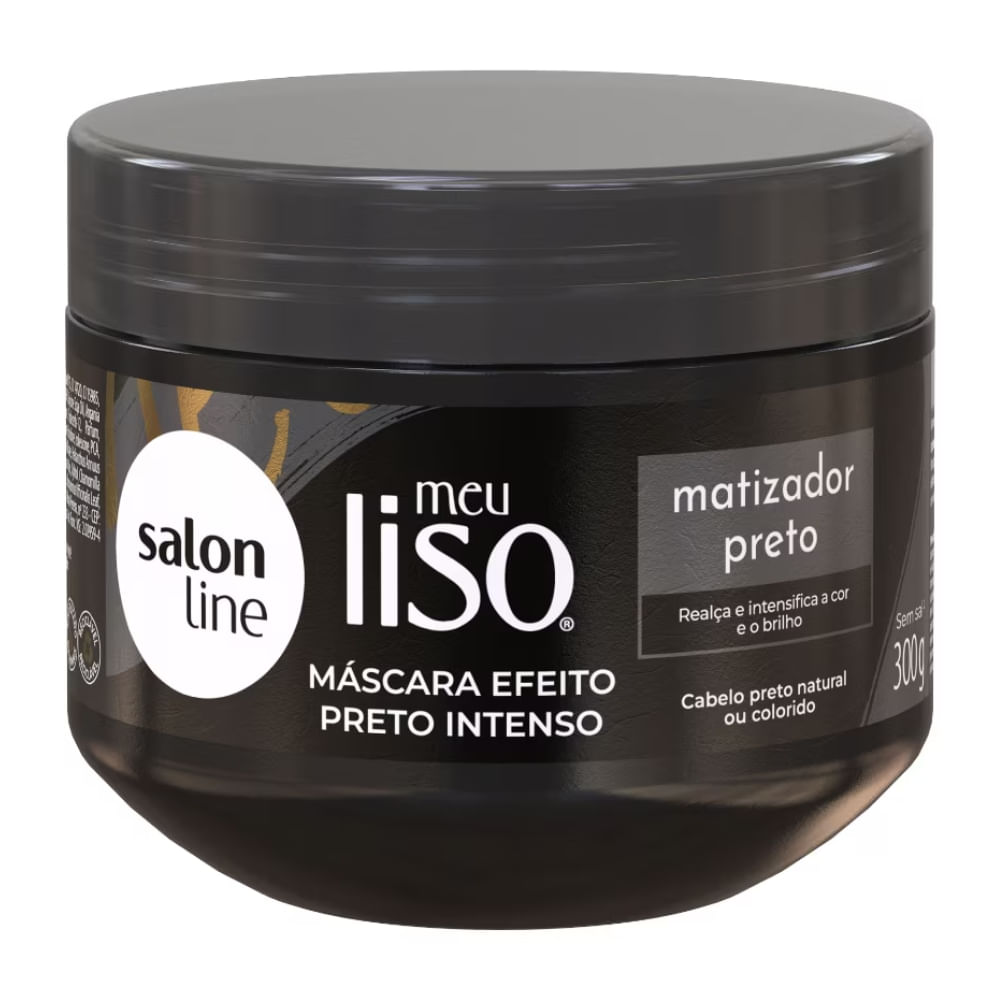 Imagem do produto MASCARA DE HIDRATACAO CAPILAR SALON LINE MEU LISO MUITO MAIS LISO 300ML