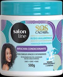 Imagem do produto MASCARA DE HIDRATACAO CAPILAR SALON LINE SOS HIALURONICO 500G