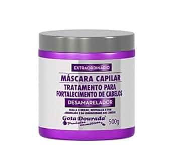 Imagem do produto MASCARA GOTA DOURADA FORTALECIMENTO DESAMARELADOR 500G