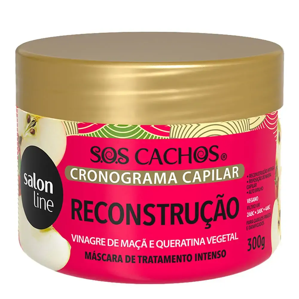Imagem do produto MASCARA SALON LINE SOS CRONOGRAMA CAPILAR RECONSTRUCAO 300G
