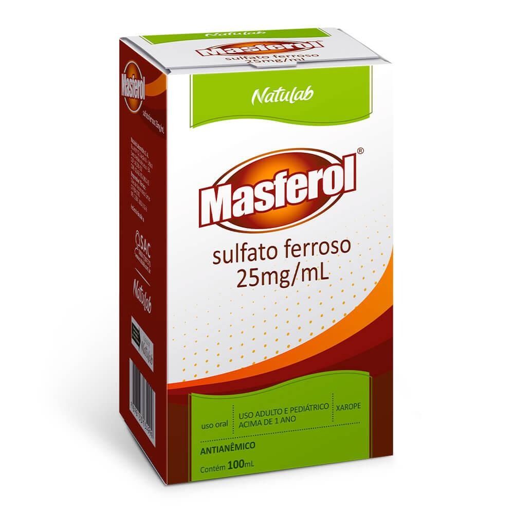 Imagem do produto MASFEROL 25MG/ML XAROPE FRASCO COM 100ML