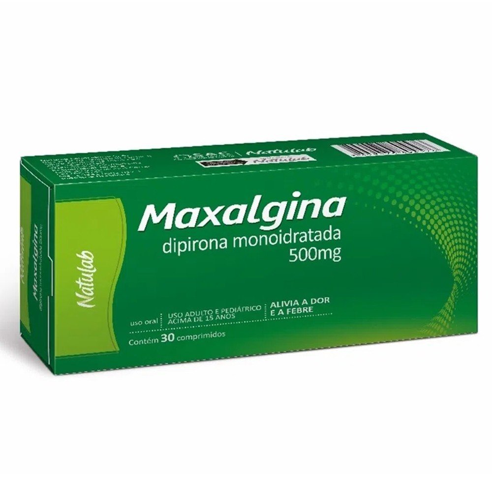 Thumbnail de MAXALGINA 500MG BLISTER COM 30 COMPRIMIDOS
