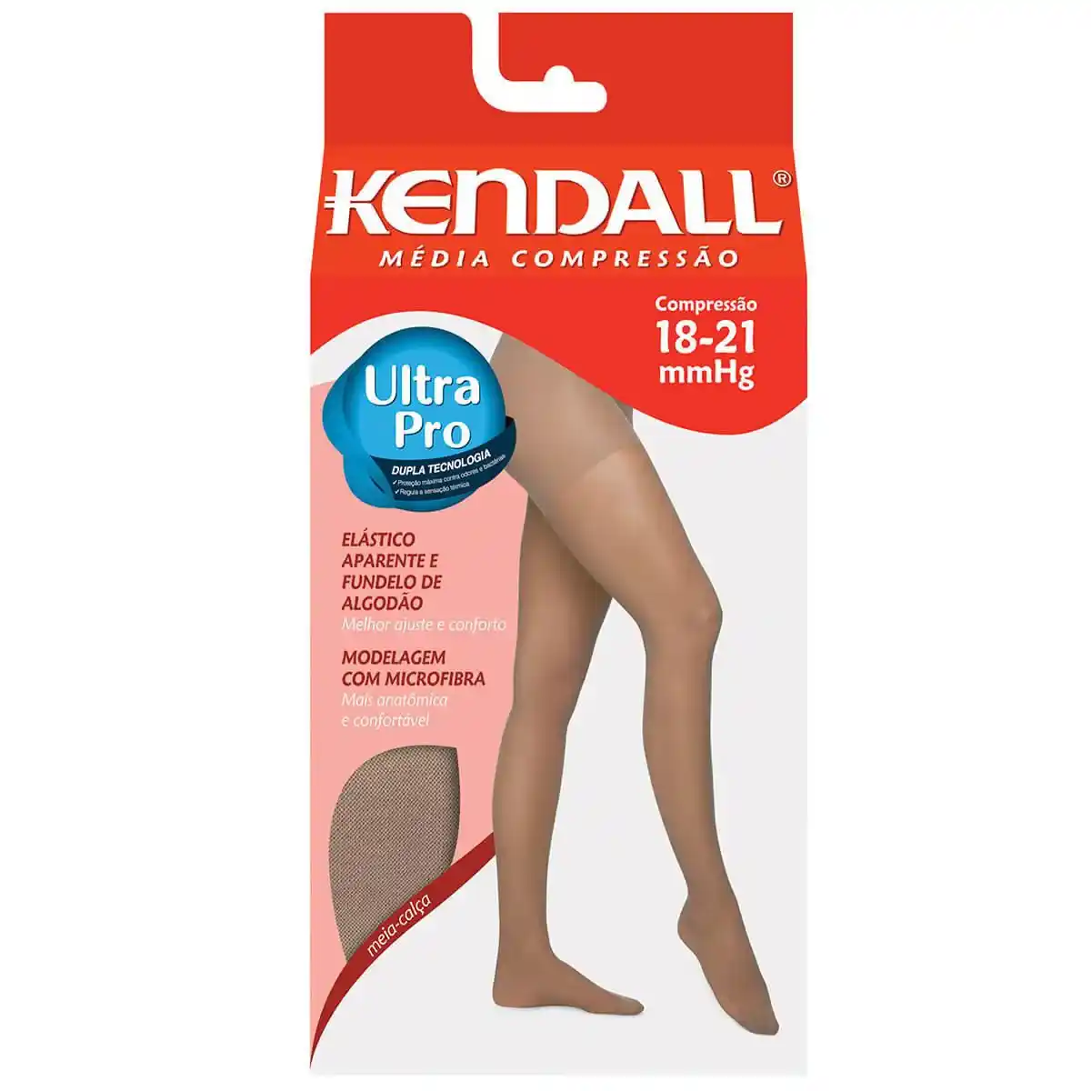 Imagem do produto MEIA DE COMPRESSAO KENDALL MEDIA COR MEL TAMANHO G