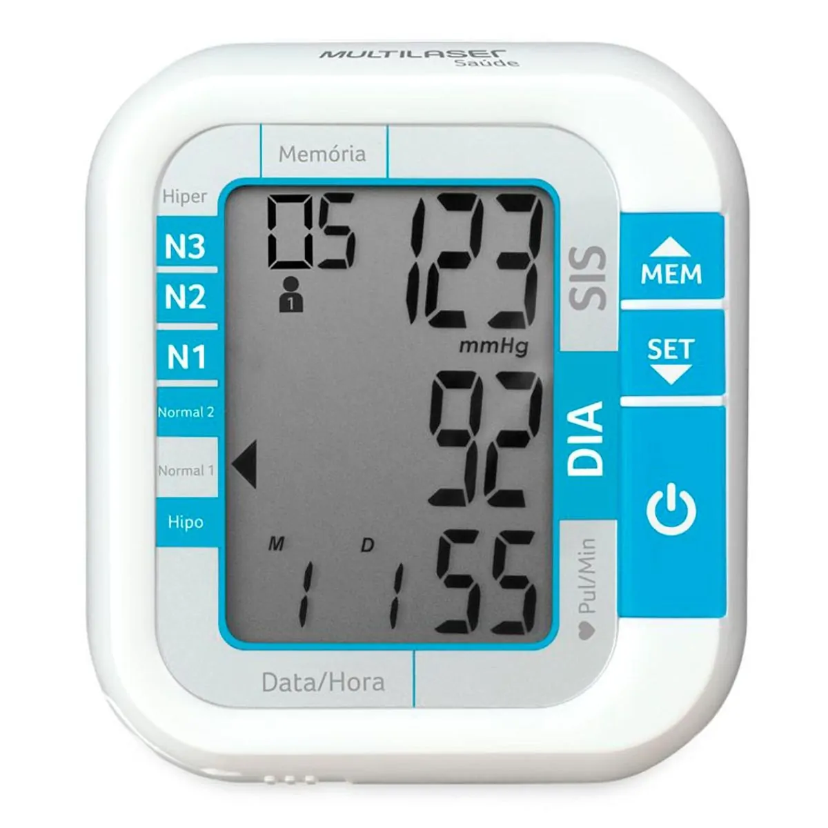Imagem do produto MONITOR DE PRESSAO DE PULSO MULTILASER HC204