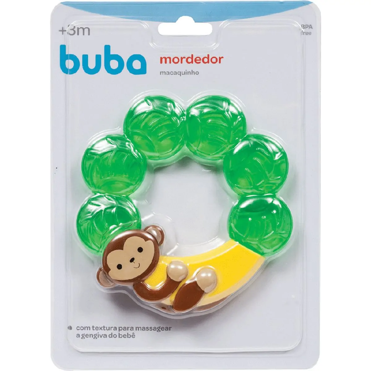 Imagem do produto MORDEDOR BUBA COM AGUA MACAQUINHO