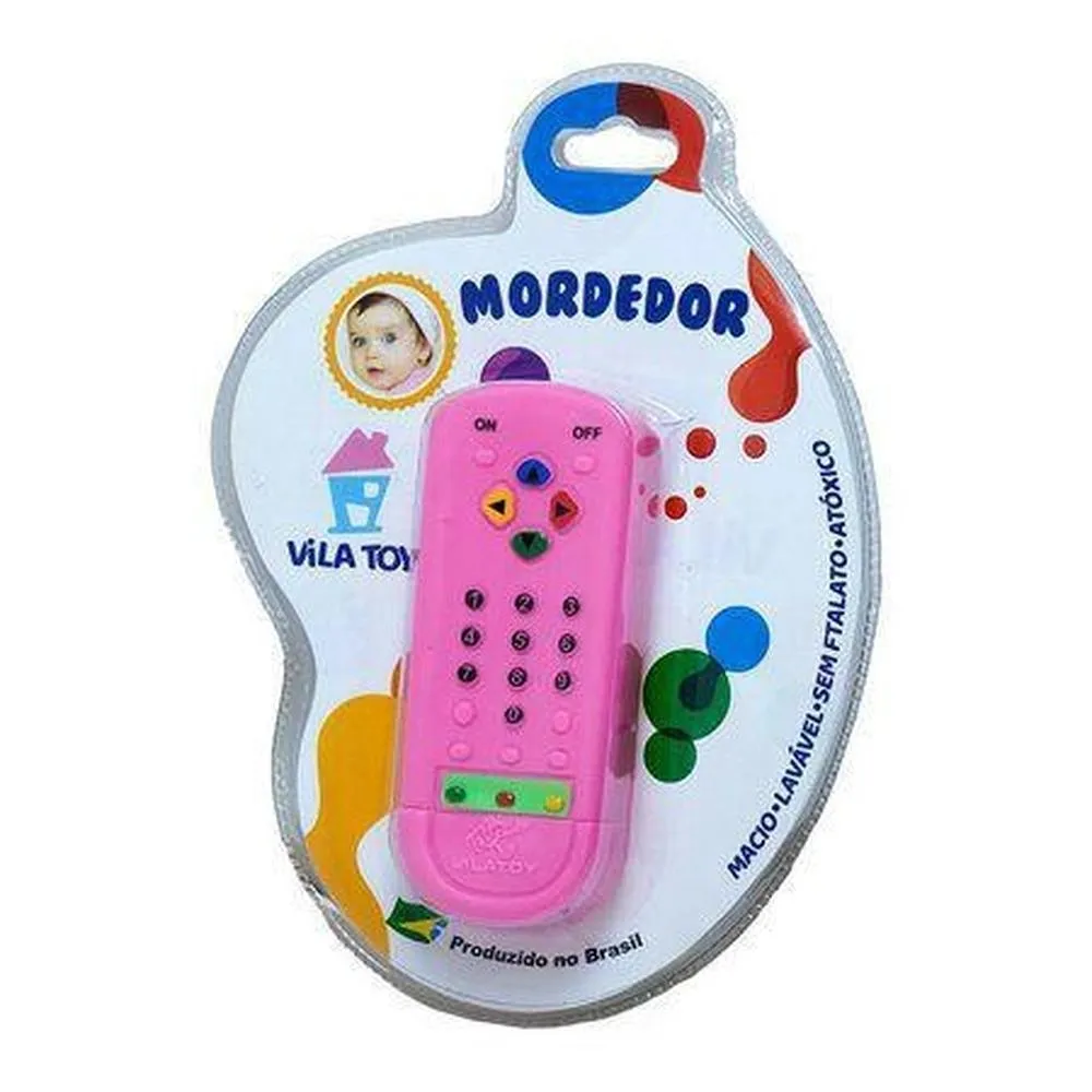 Imagem do produto MORDEDOR BUBA CONTROLE REMOTO ROSA