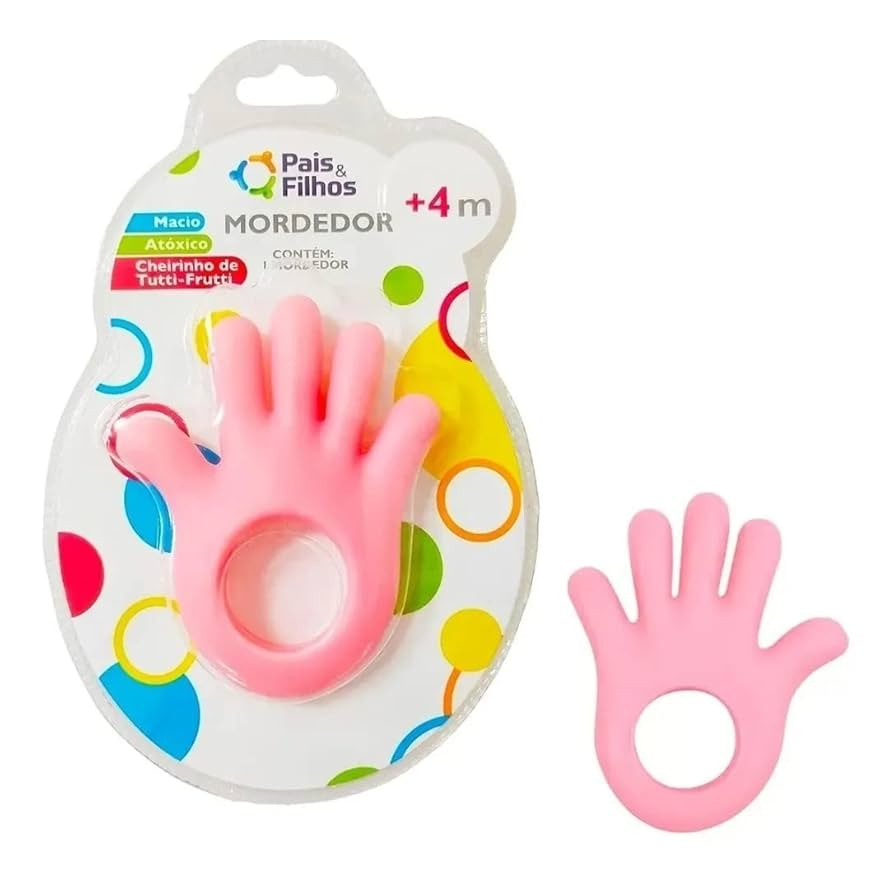 Imagem do produto MORDEDOR MAOZINHA ROSA BEBE