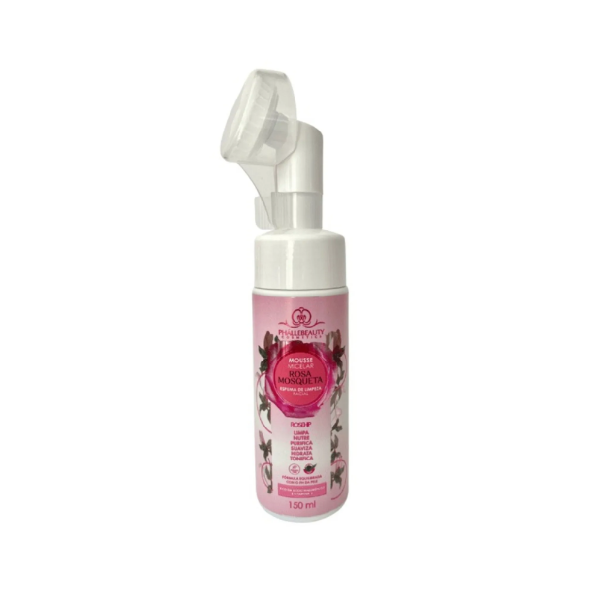 Imagem do produto MOUSSE MICELAR PHALLEBEAUTY ROSA MOSQUETA 150ML