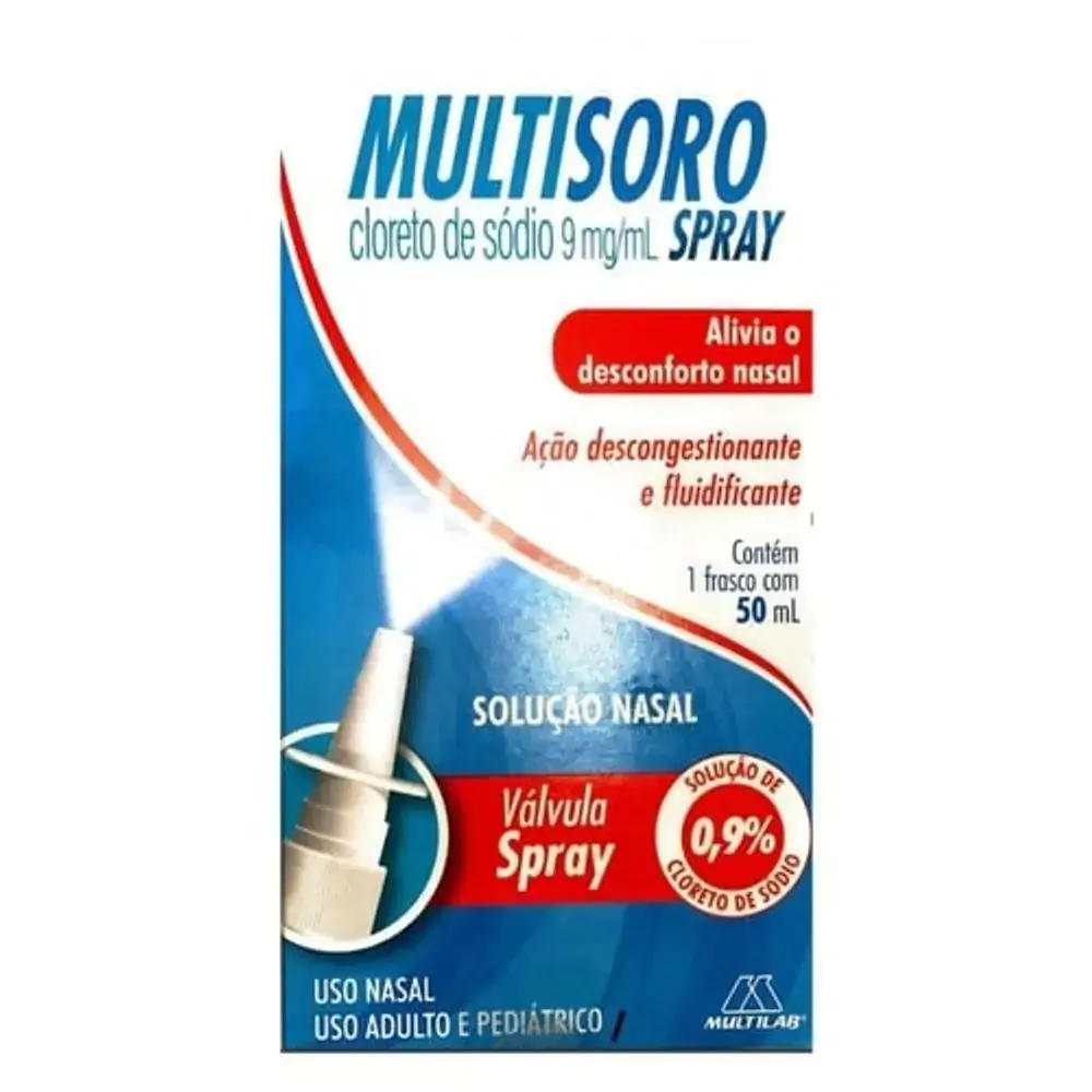Imagem principal de MULTISORO 0,9% SPRAY NASAL 50ML