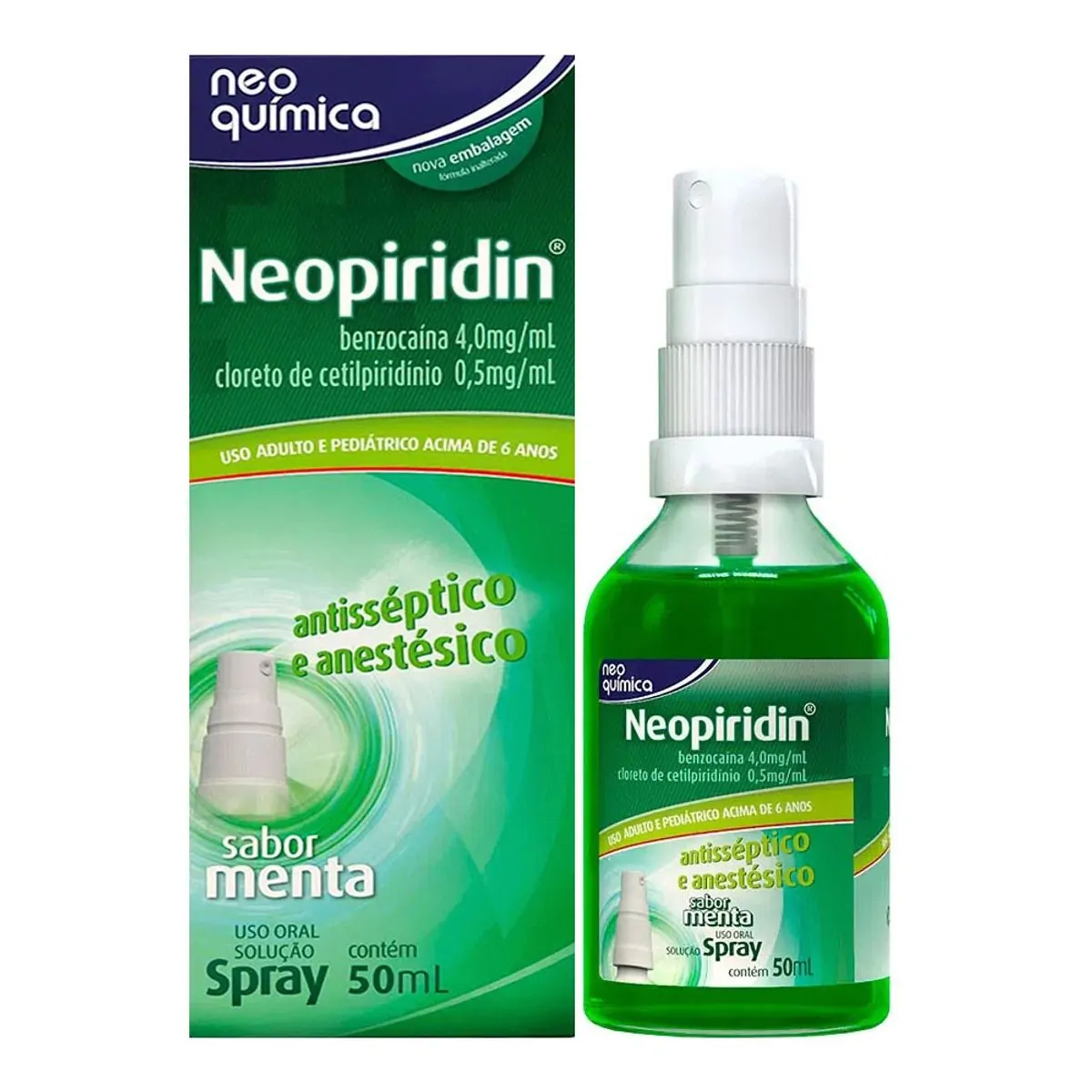Thumbnail de NEOPIRIDIN 7,5MG+60MG SPRAY FRASCO COM 50ML