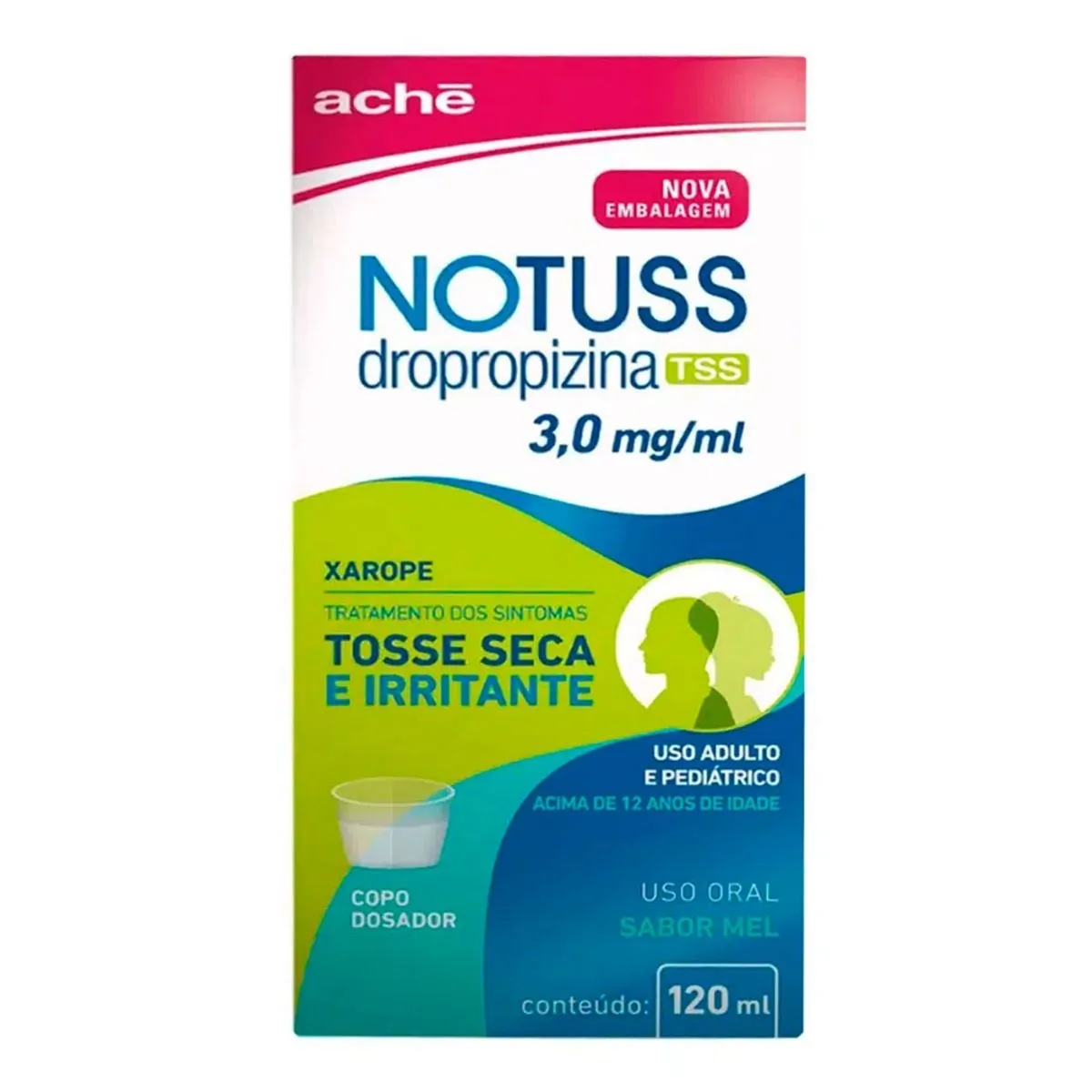 NEOTOSS 3,0MG/ML XAROPE FRASCO COM 120ML E COPO