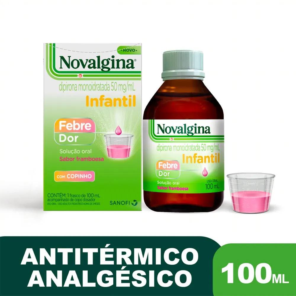 Imagem do produto NOVALGINA 50MG/ML SOLUCAO ORAL FRASCO COM 100ML E MEDIDOR