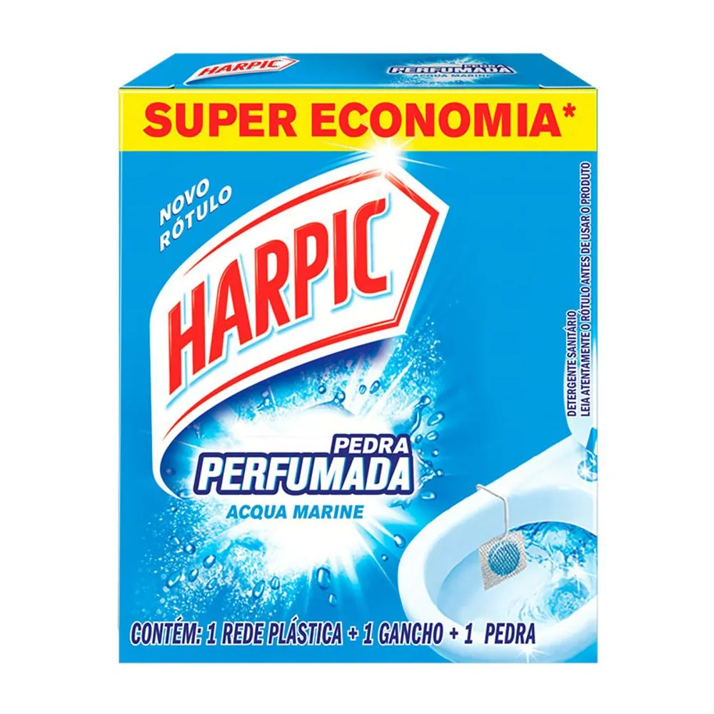 Imagem do produto ODORIZADOR SANITARIO HARPIC PEDRA PERFUMADA MARINE 20G