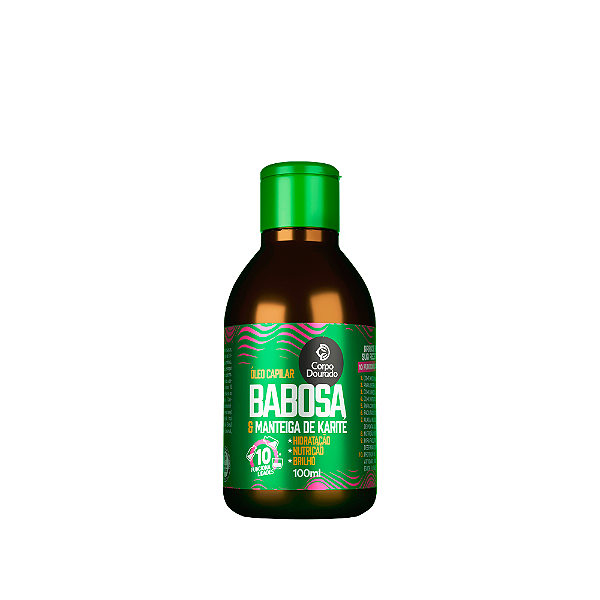 Imagem do produto OLEO CAPILAR CORPO DOURADO BABOSA E QUERATINA 100ML