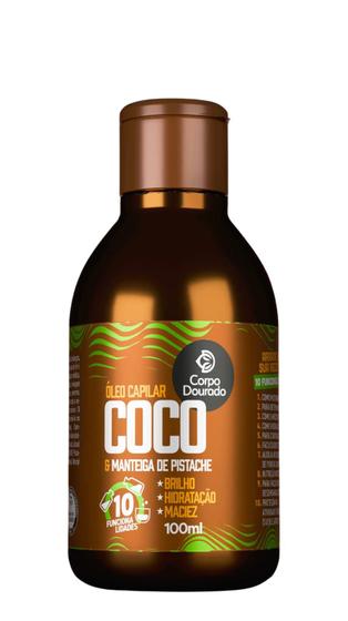Imagem do produto OLEO CAPILAR CORPO DOURADO COCO E MANTEIGA DE PISTACHE 100ML