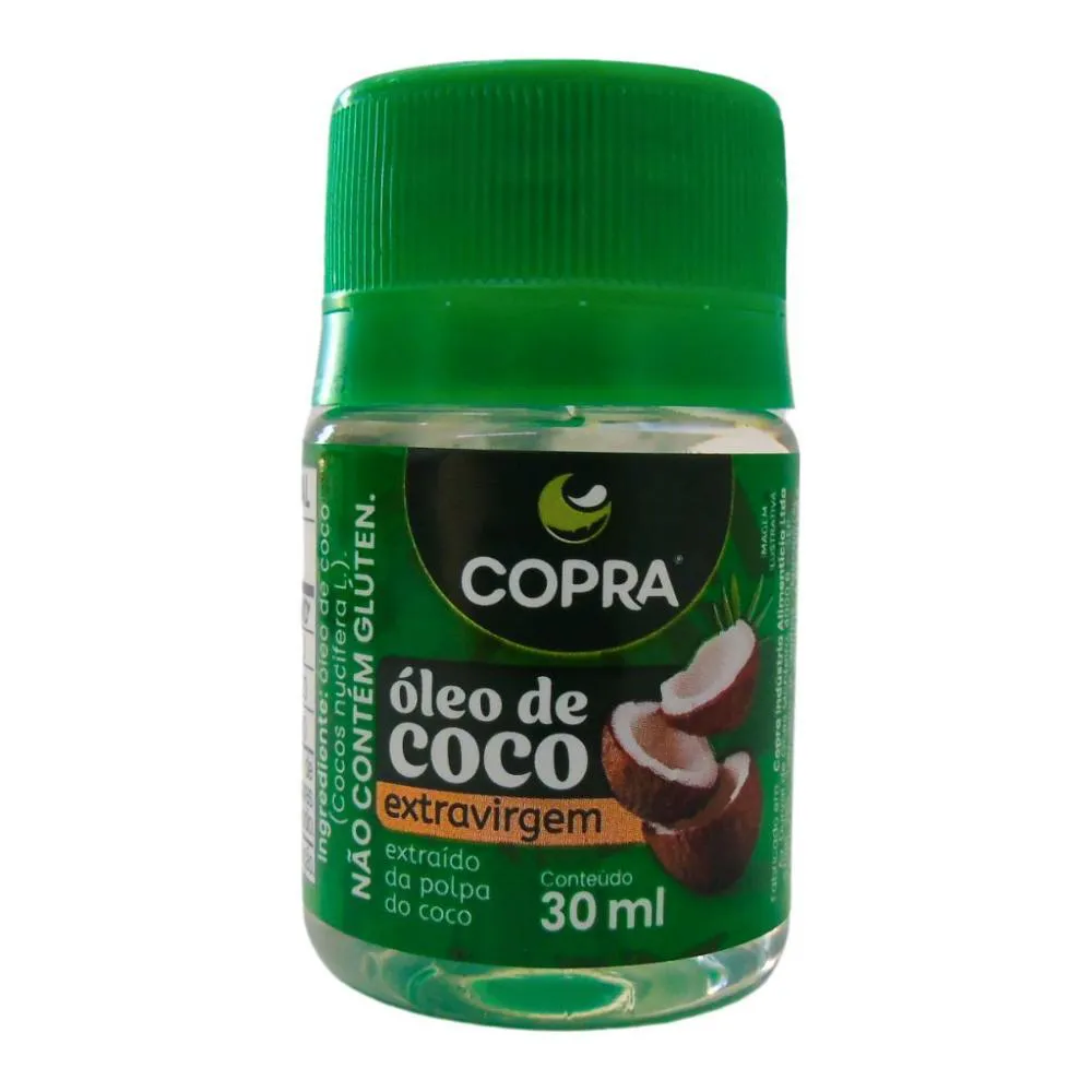Imagem do produto OLEO DE COCO EXTRA VIRGEM COPRA COM 12 UNIDADES DE 30ML