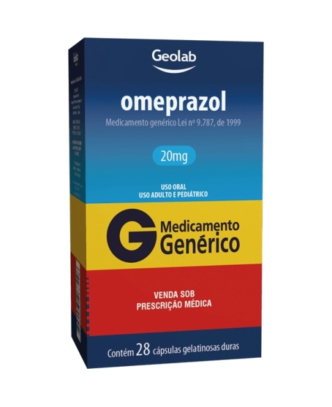 Imagem do produto OMEPRAZOL 20MG GEOLAB CAIXA COM 28 CAPSULAS