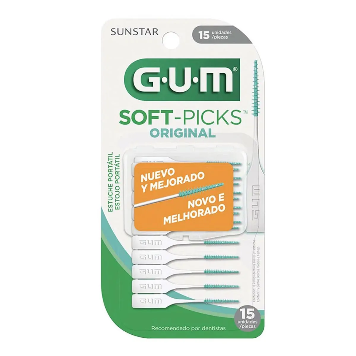 Imagem do produto PALITO INTERDENTAL GUM SOFT PICKS COM 15 UNIDADES