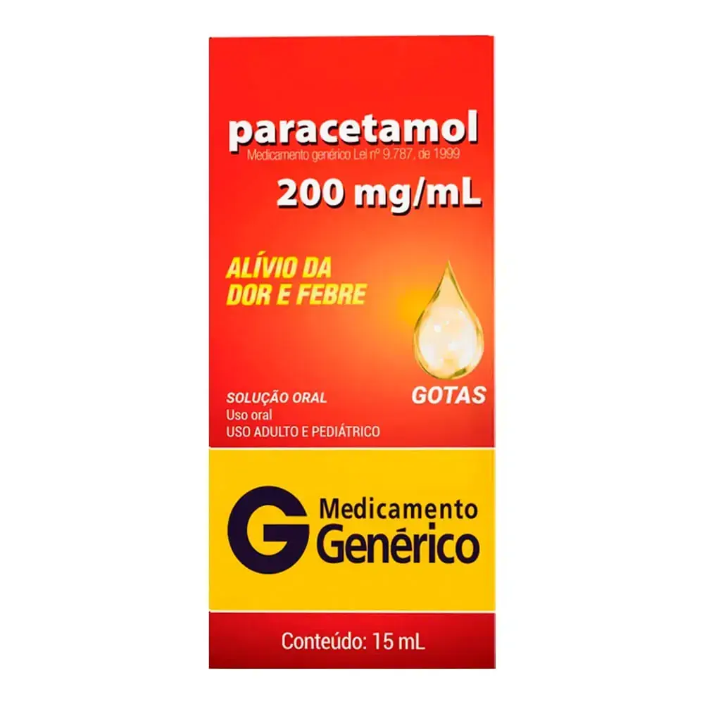 Thumbnail de PARACETAMOL 200MG/ML CIMED SOLUCAO FRASCO GOTAS COM 15ML