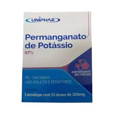 Imagem do produto PERMANGANATO DE POTASSIO 100MG COM 10 ENVELOPES