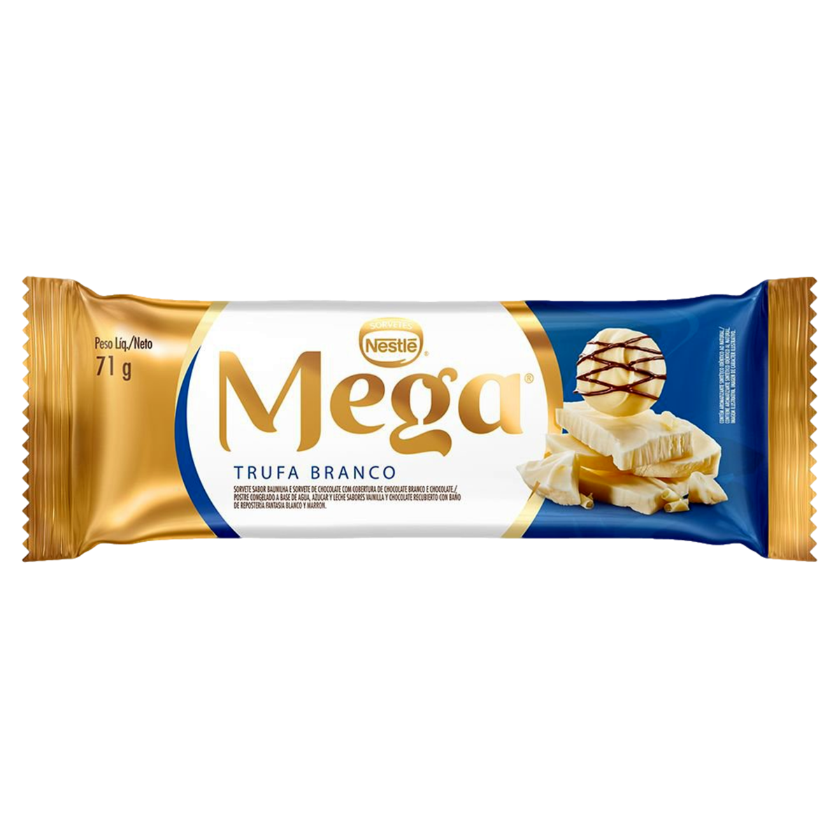 Imagem do produto PICOLE MEGA TRUFA BRANCO 71G