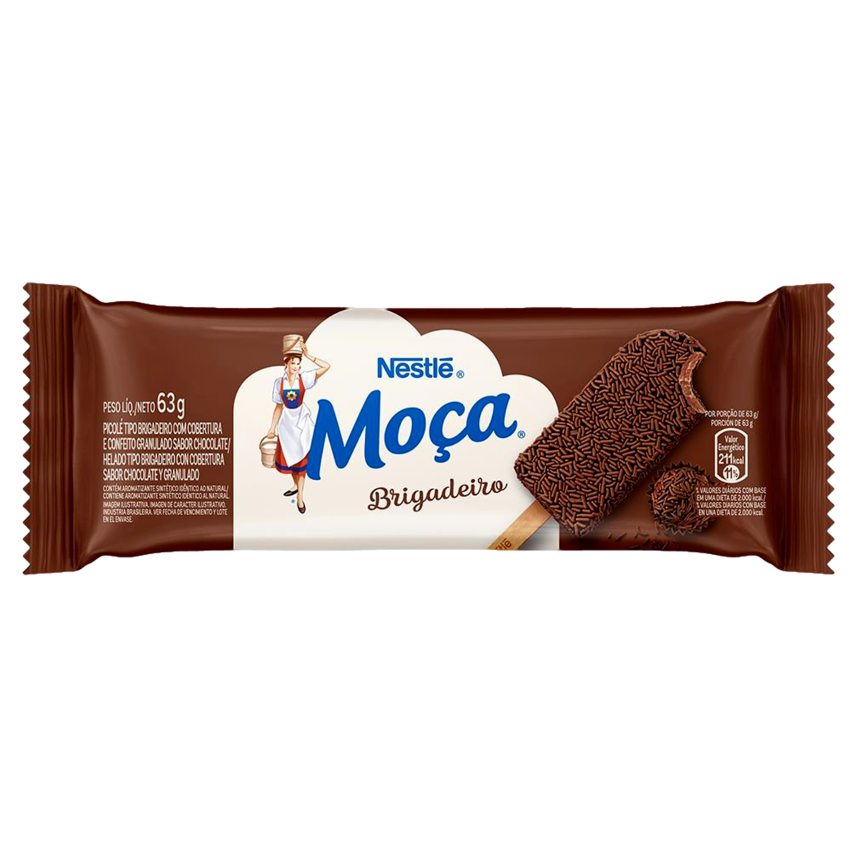 Imagem do produto PICOLE MOCA GIRLS BRIGADEIRO 63G
