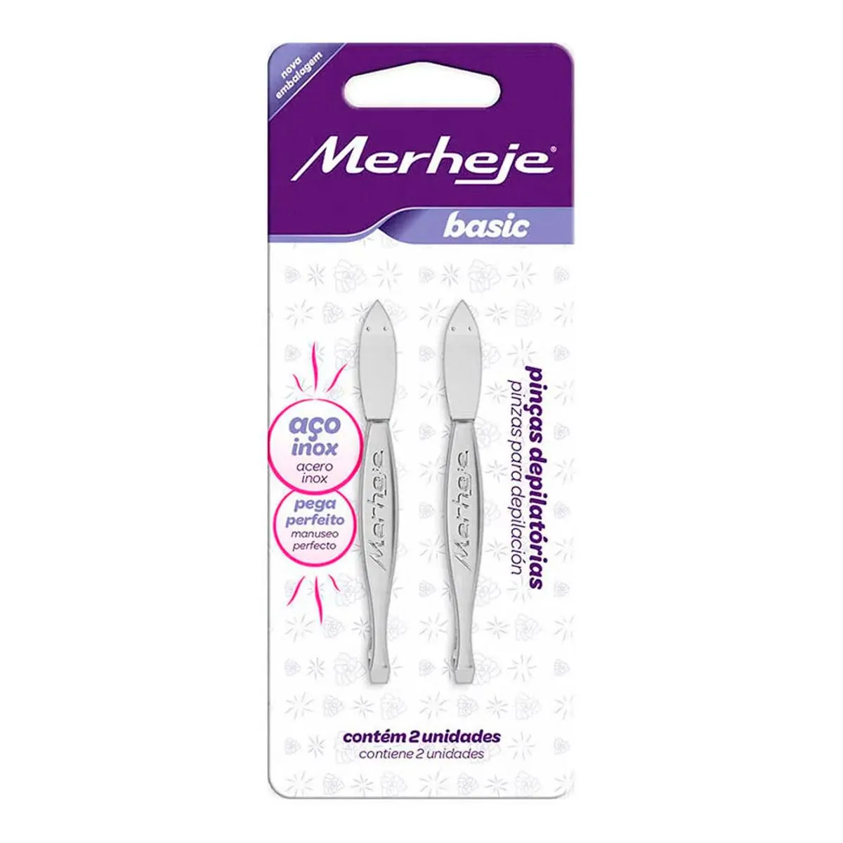 Imagem do produto PINCA MERHEJE BASIC INOX RETA