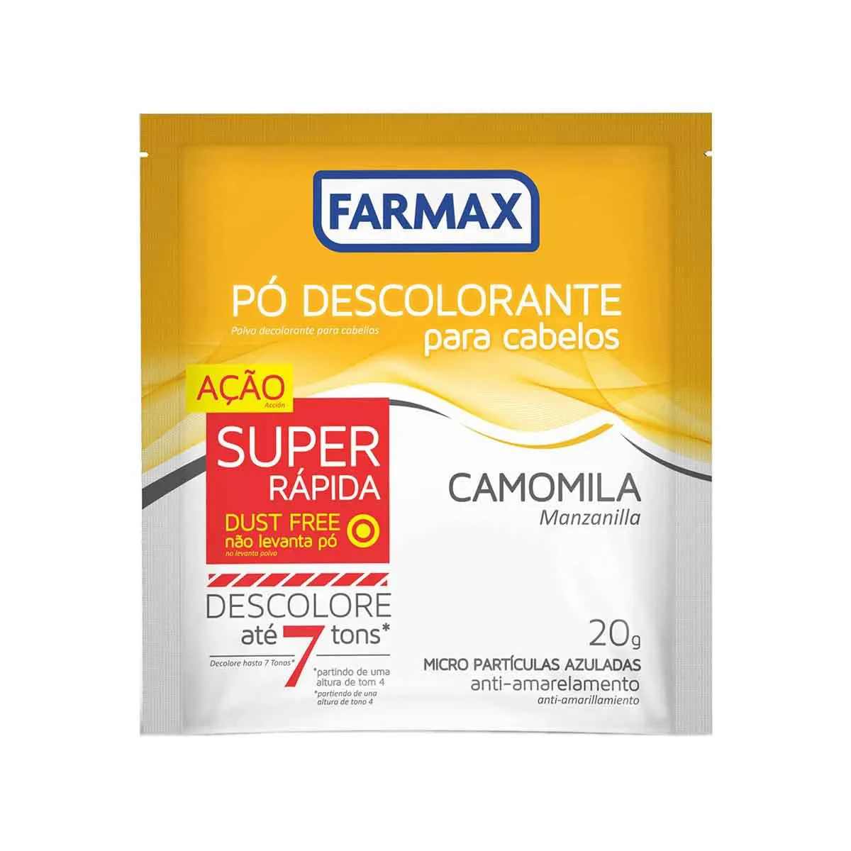 Imagem do produto PO DESCOLORANTE FARMAX CAMOMILA 20G