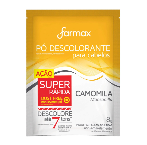 Imagem do produto PO DESCOLORANTE FARMAX CAMOMILA 8G