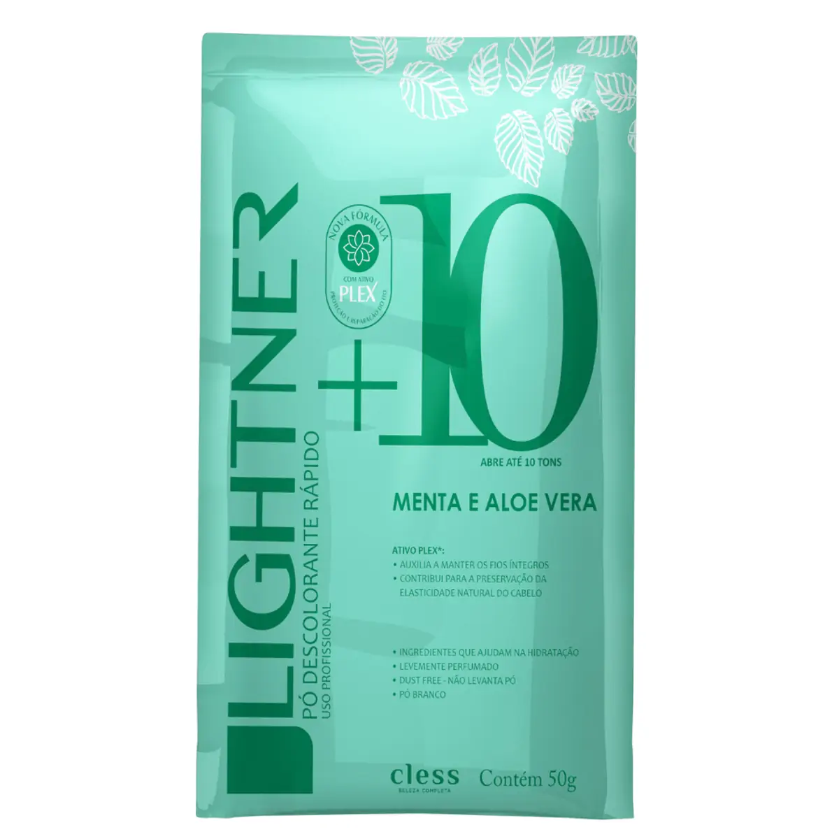 Imagem do produto PO DESCOLORANTE LIGHTNER MENTA E ALOE VERA 50G CLESS