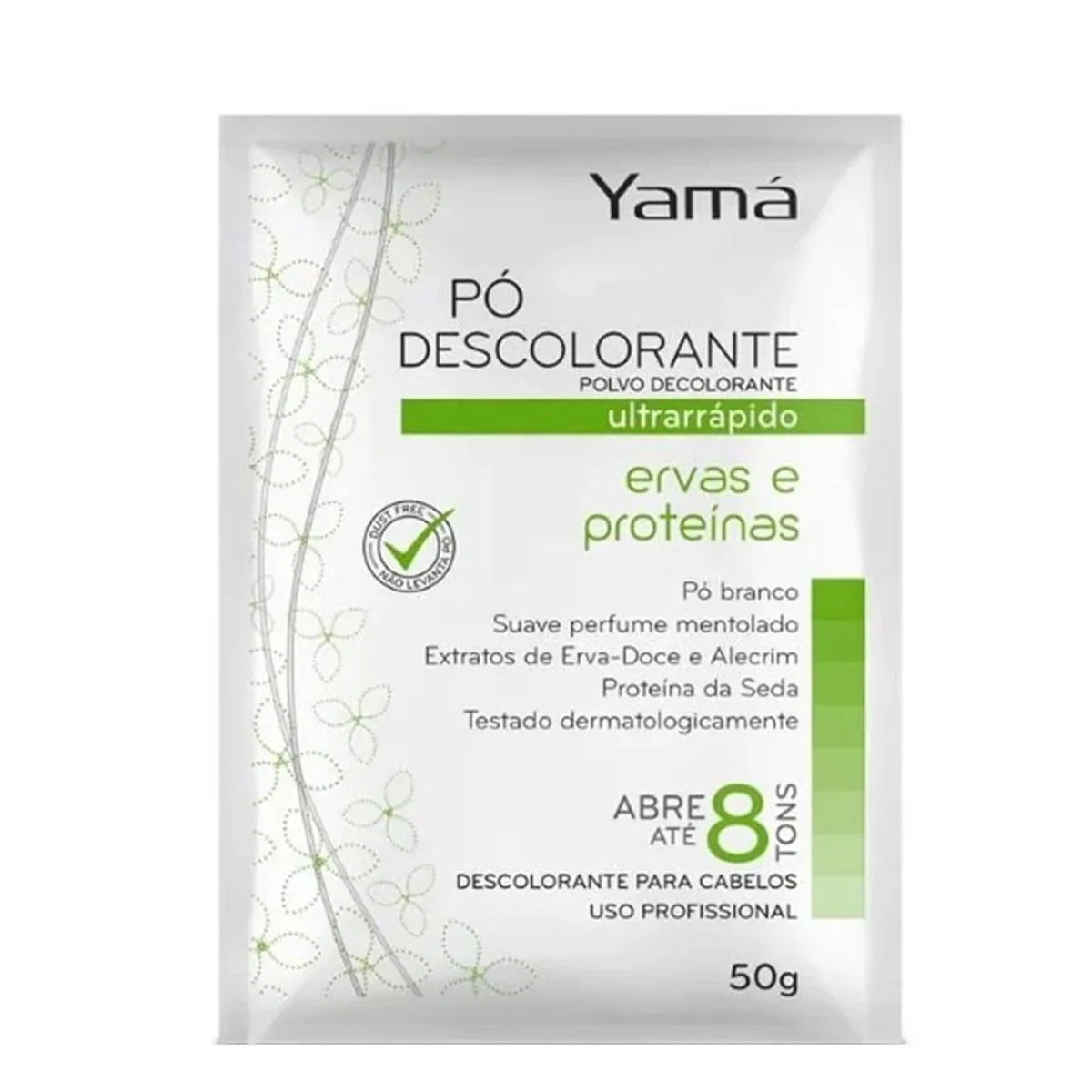 Imagem do produto PO DESCOLORANTE YAMA ERVAS DUST FREE 50G