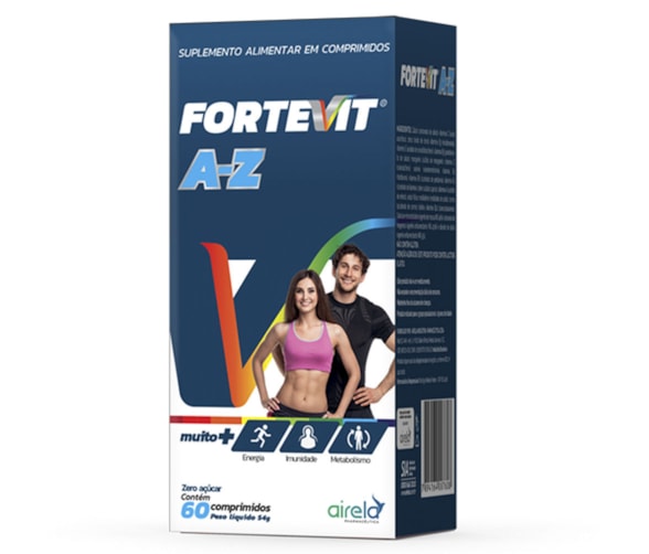 Imagem do produto POLIVITAMINICO FORTEVIT A-Z COM 60 COMPRIMIDOS