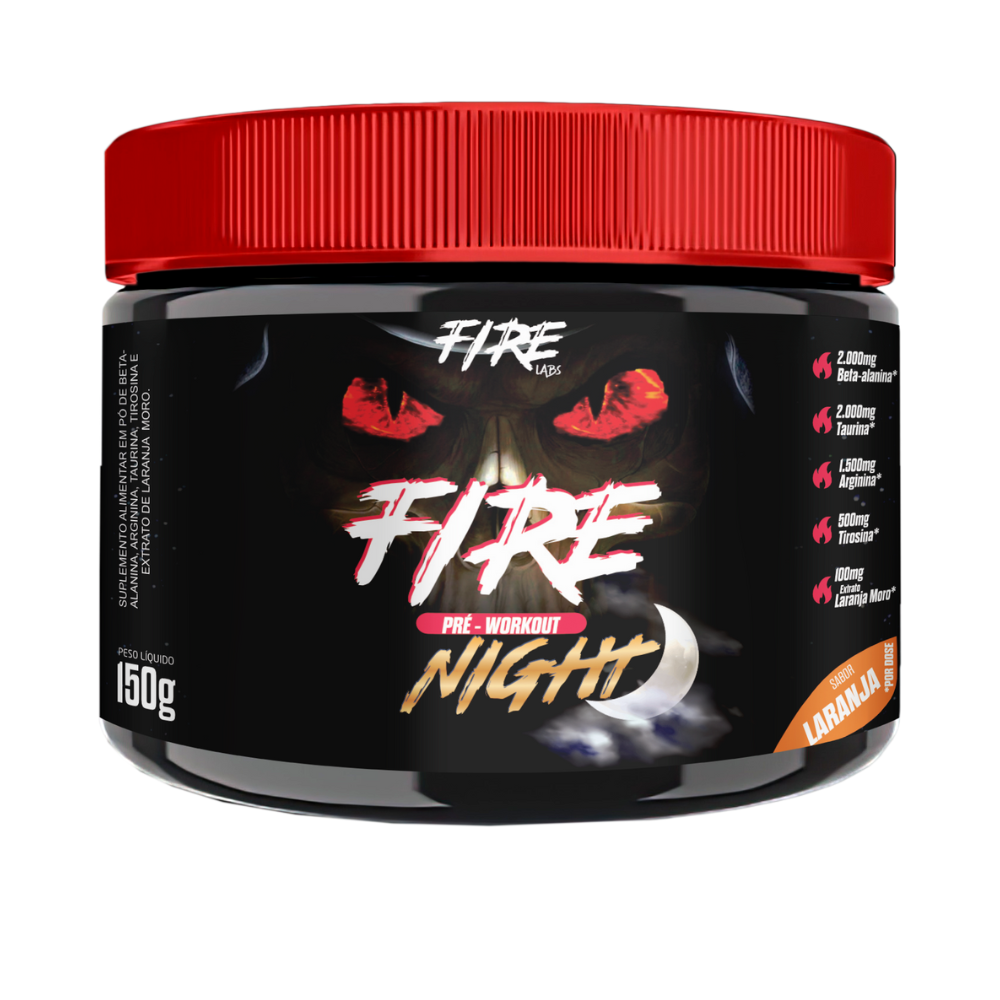 Imagem do produto PRE-TREINO ABSOLUT NUTRITION FIRE NIGHT SABOR LARANJA 150G