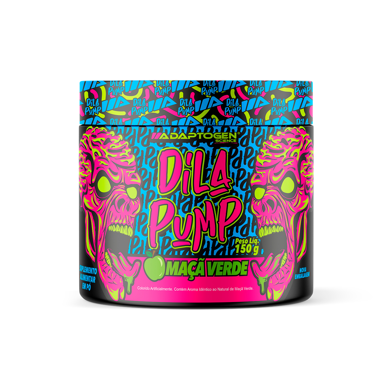 Imagem do produto PRE TREINO DILA PUMP ADAPTOGEN SABOR MACA VERDE 150G