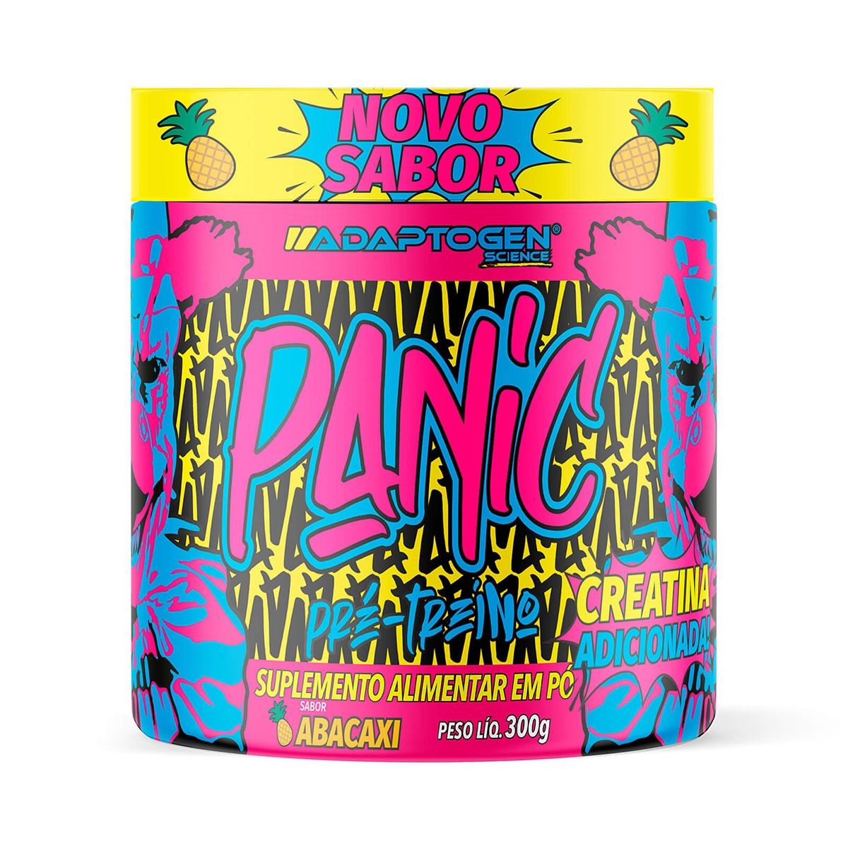 Imagem do produto PRE-TREINO PANIC ADAPTOGEN SCIENCE SABOR ABACAXI 300G