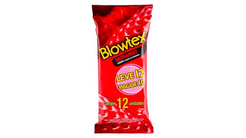 Imagem do produto PRESERVATIVO BLOWTEX ELITE MORANGO COM 3 UNIDADES