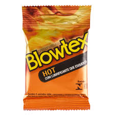 Imagem do produto PRESERVATIVO BLOWTEX HOT COM SACHE LUBRIFICANTE COM 3 UNIDADES
