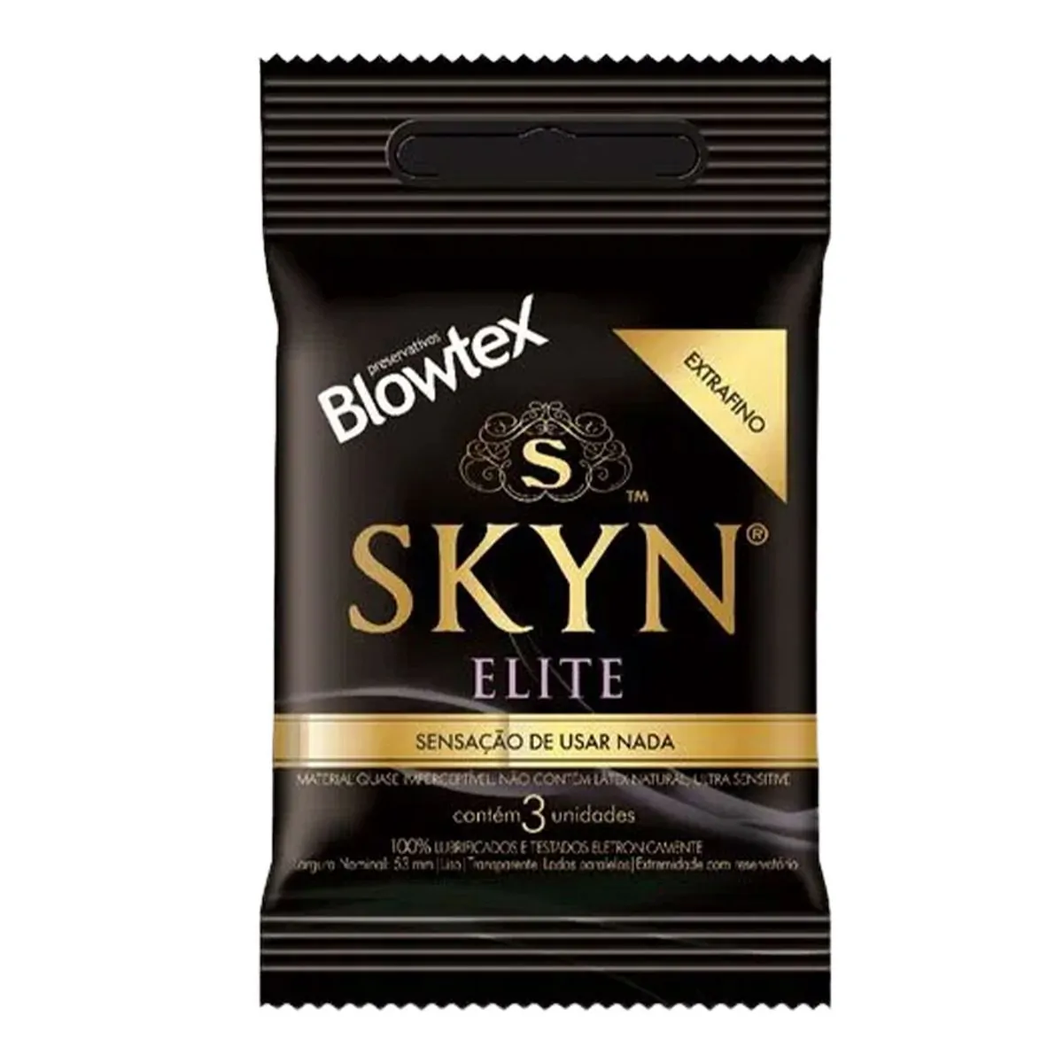 Imagem do produto PRESERVATIVO BLOWTEX SKYN ELITE COM 3 UNIDADES