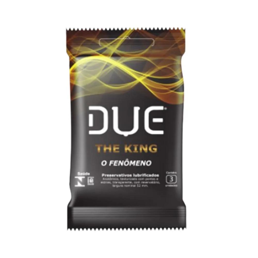 Imagem do produto PRESERVATIVO DUE THE KING COM 3 UNIDADES