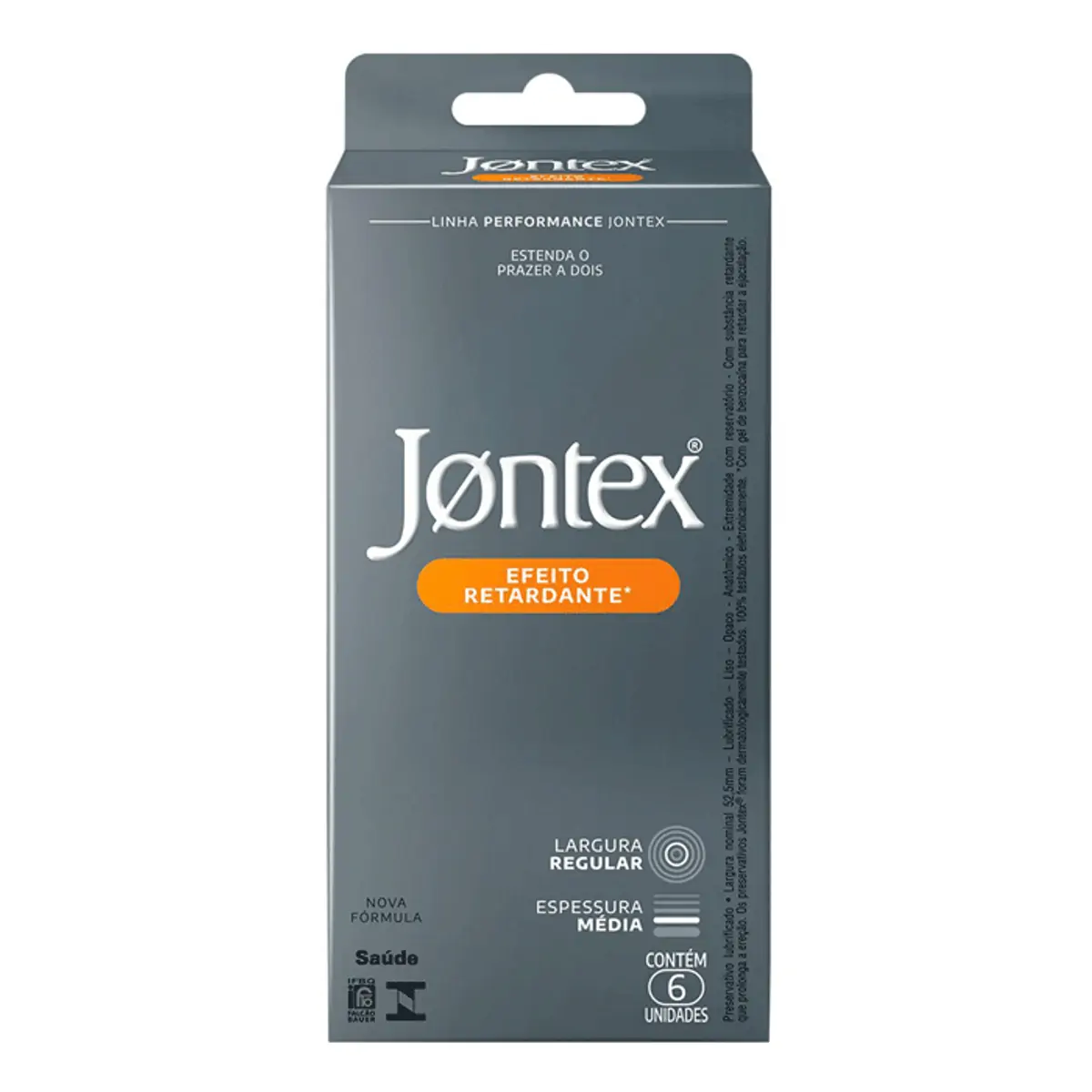 Imagem do produto PRESERVATIVO JONTEX PROLONGADA COM 6 UNIDADES