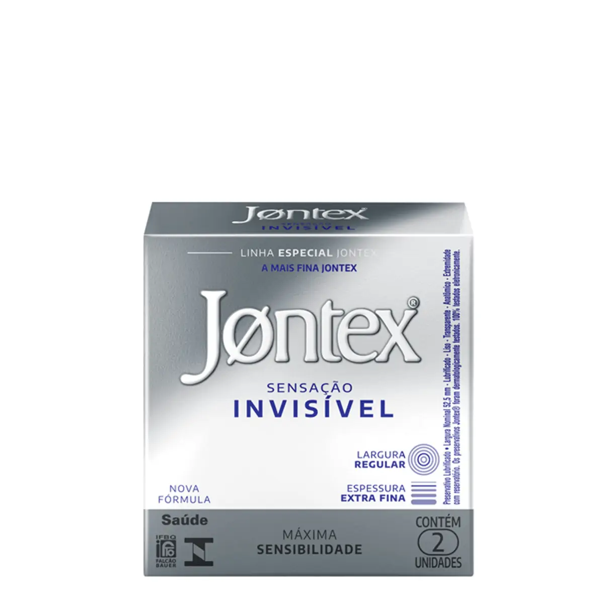 Imagem do produto PRESERVATIVO JONTEX ULTRA SENSITIVE COM 2 UNIDADES