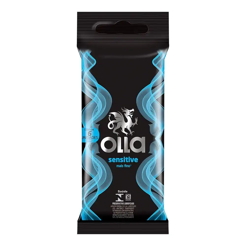 Imagem do produto PRESERVATIVO OLLA SENSITIVE LEVE 8 PAGUE 6