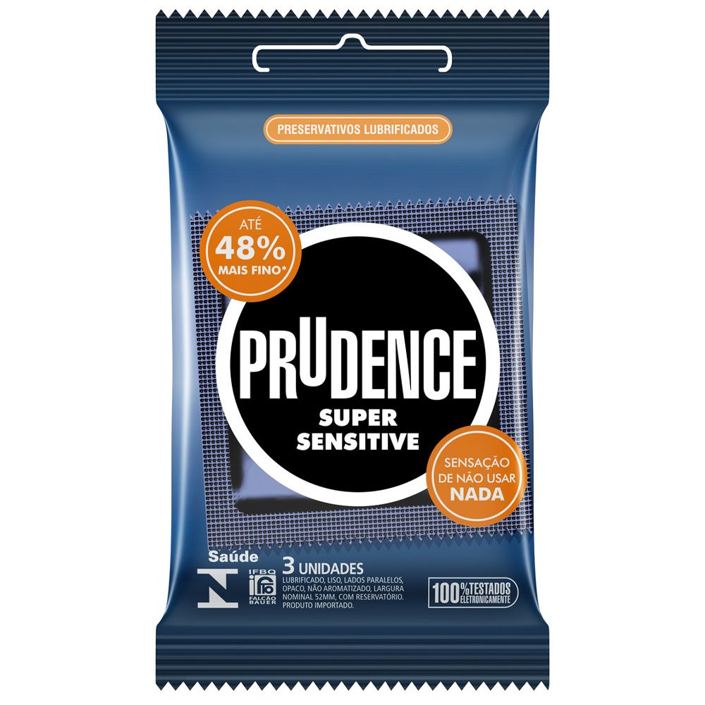 Imagem do produto PRESERVATIVO PRUDENCE SUPER COM 12 UNIDADES