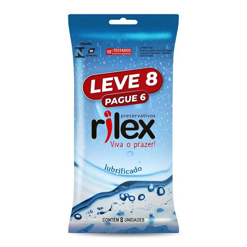 Imagem do produto PRESERVATIVO RILEX LUBRIFICADO PAGUE 6 LEVE 8